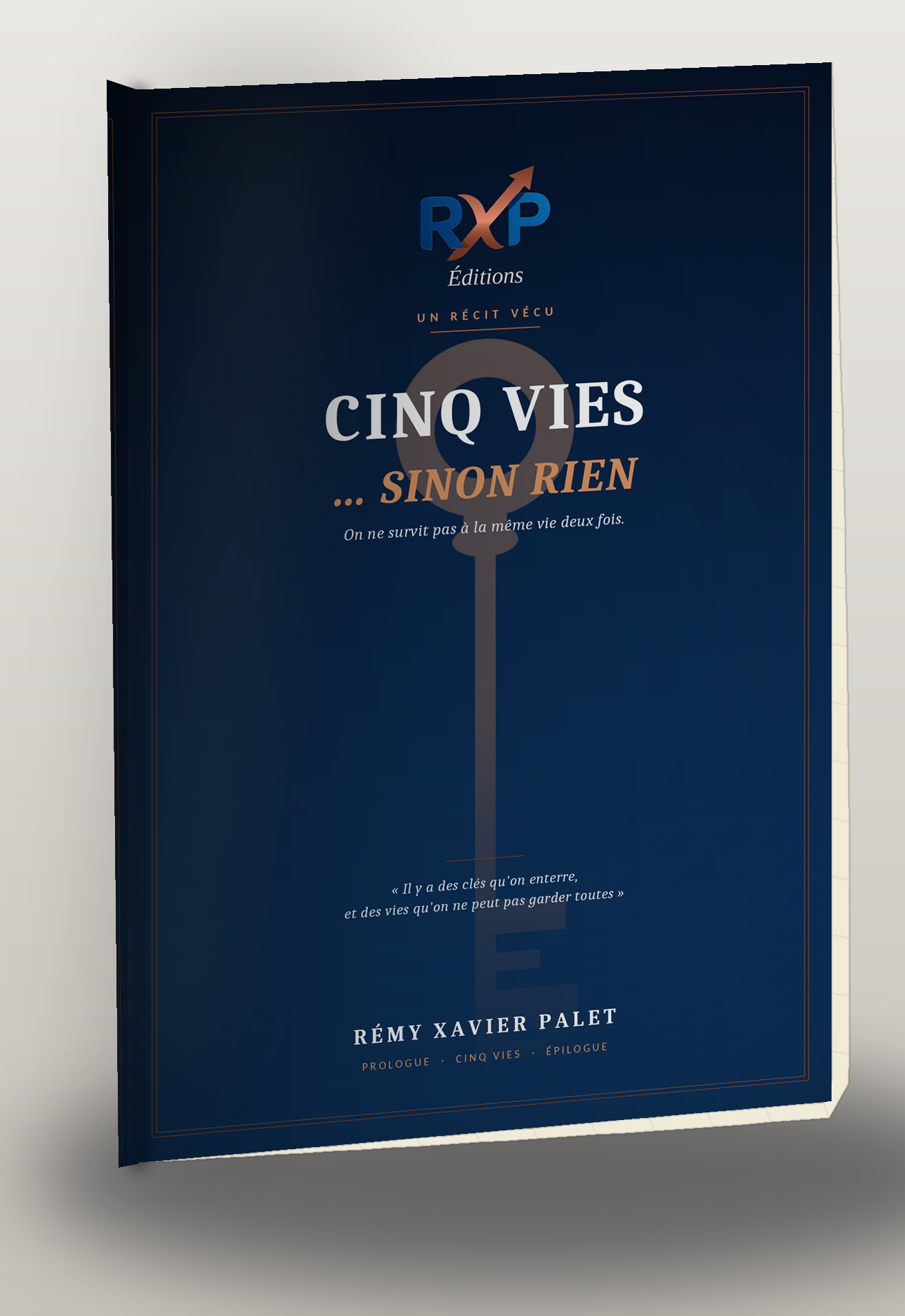 Couverture 3D — Cinq Vies… Sinon Rien