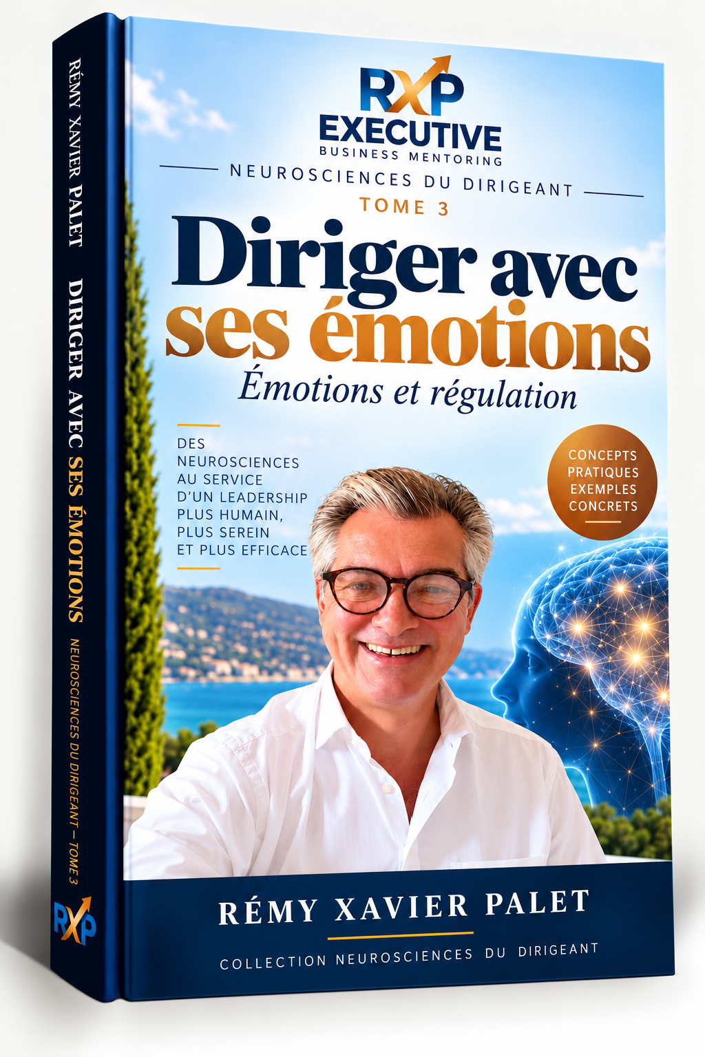 Couverture 3D — Diriger avec ses émotions — Tome 3