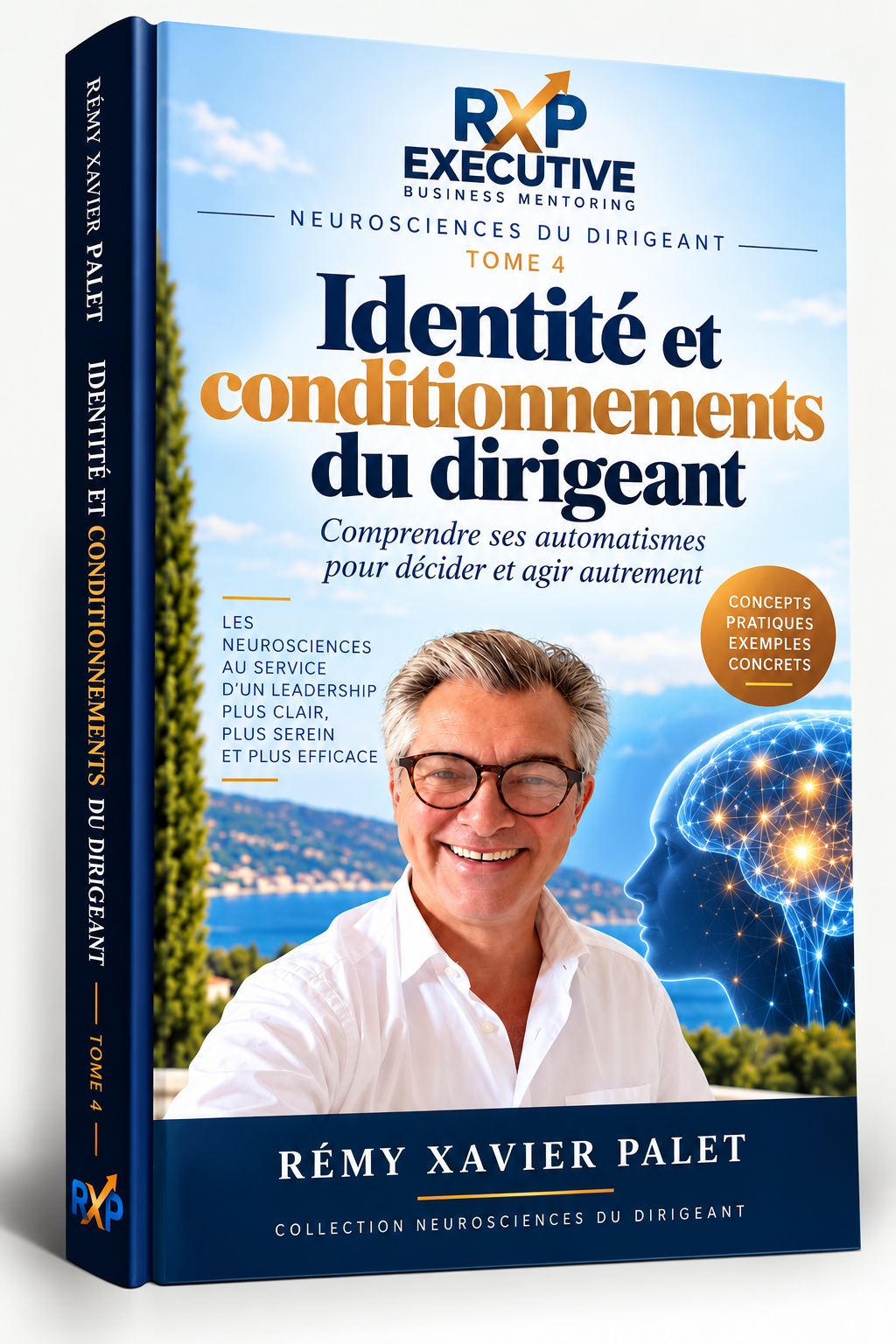 Couverture 3D — Identité et conditionnements du dirigeant — Tome 4
