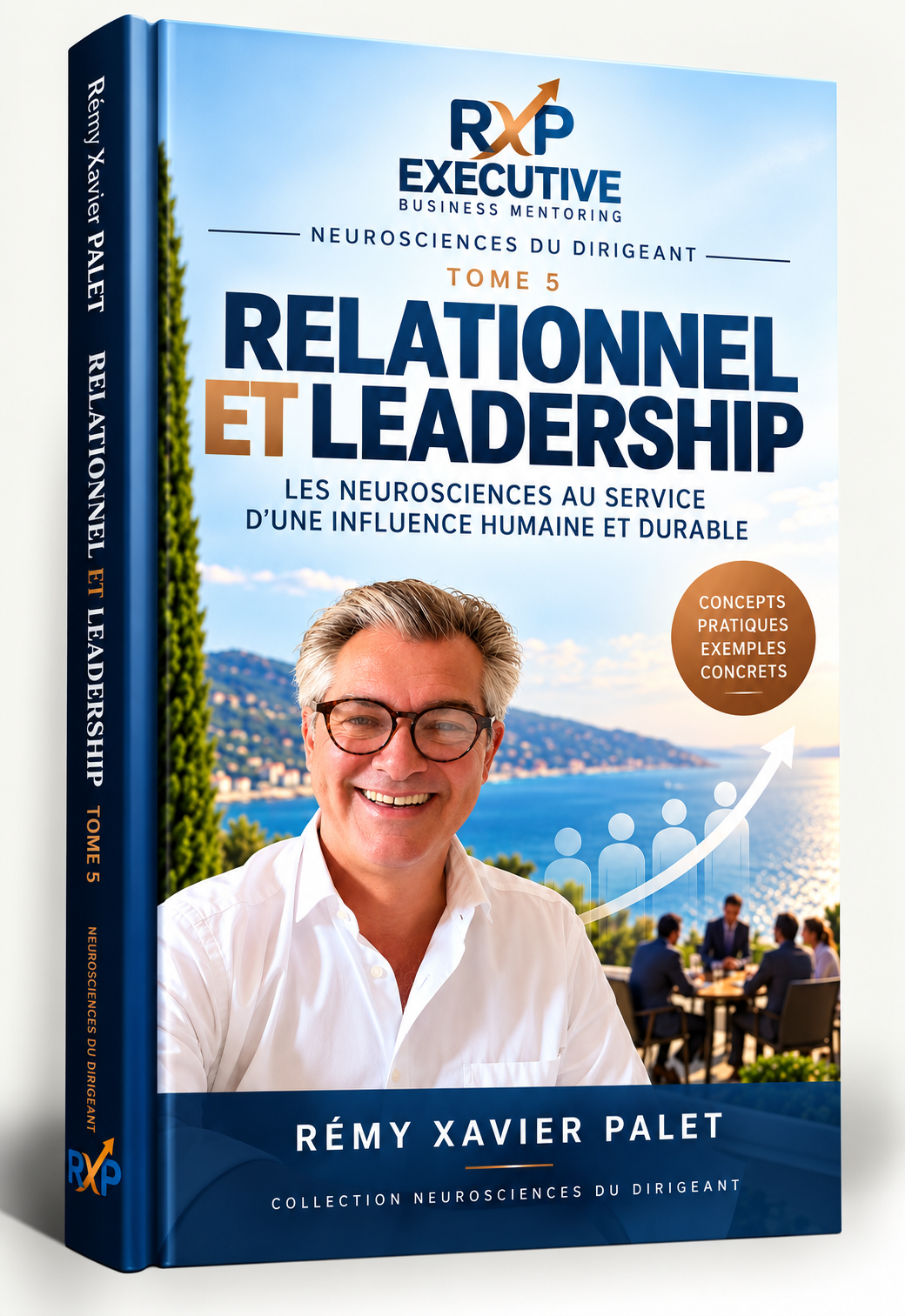 Couverture 3D — Relationnel et leadership — Tome 5