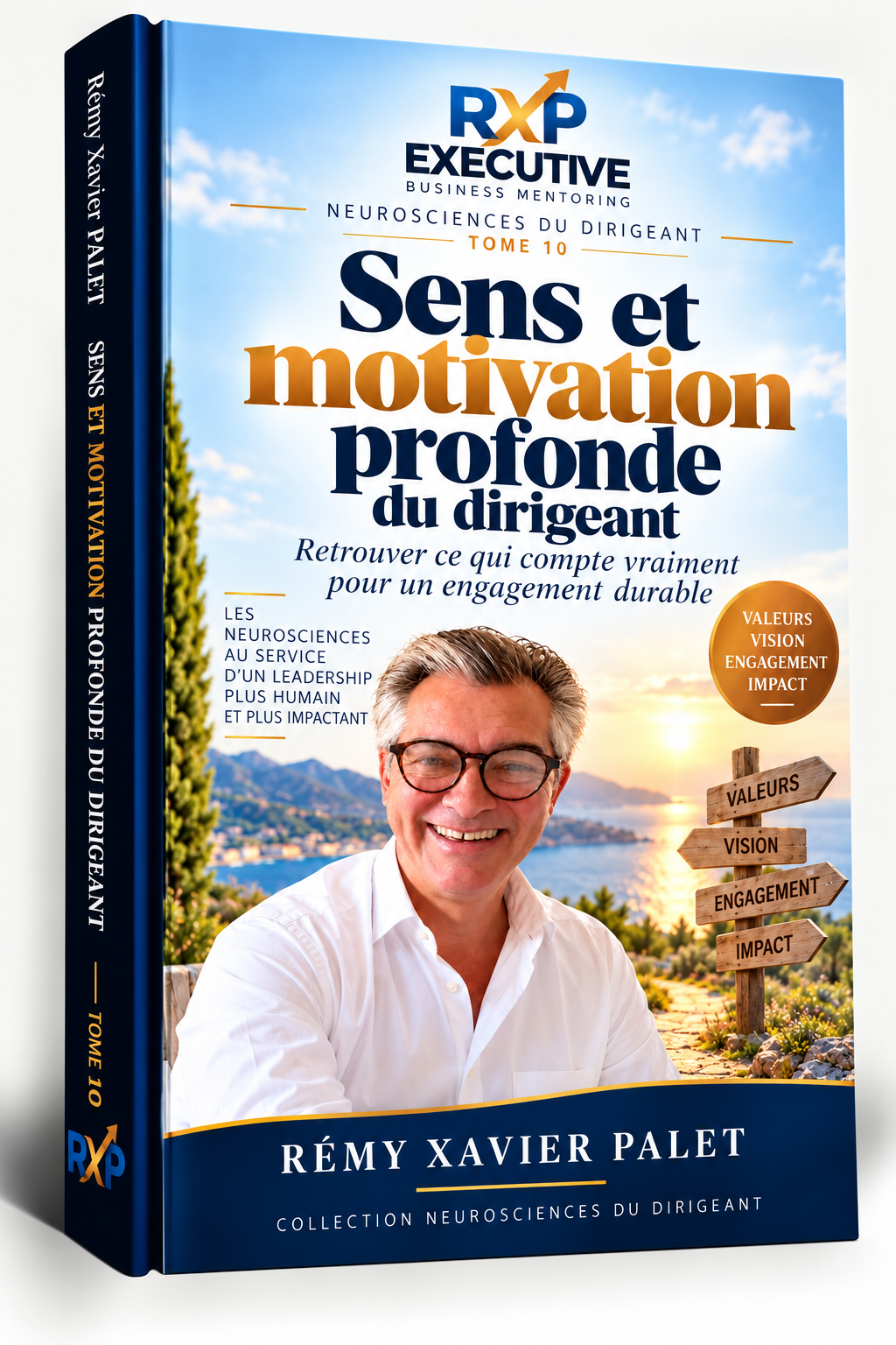 Couverture 3D — Sens et motivation profonde du dirigeant — Tome 10