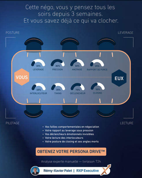 Cette négo, vous y pensez tous les soirs depuis 3 semaines