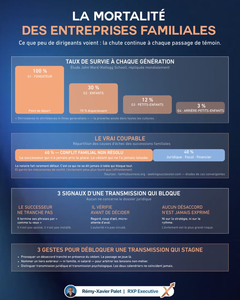 La mortalité des entreprises familiales