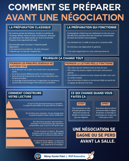 Comment se préparer avant une négociation